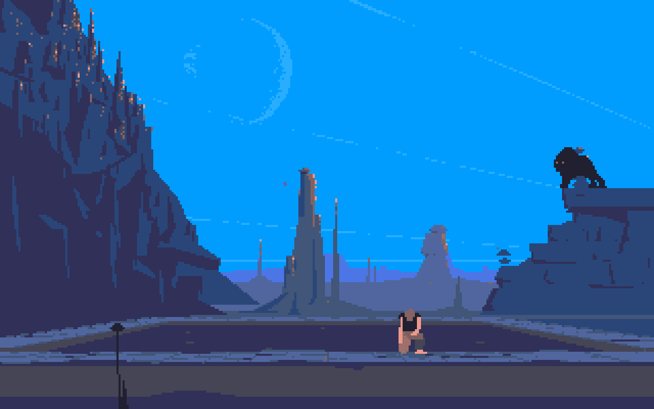 Gameplay screen of Another World (3/8)