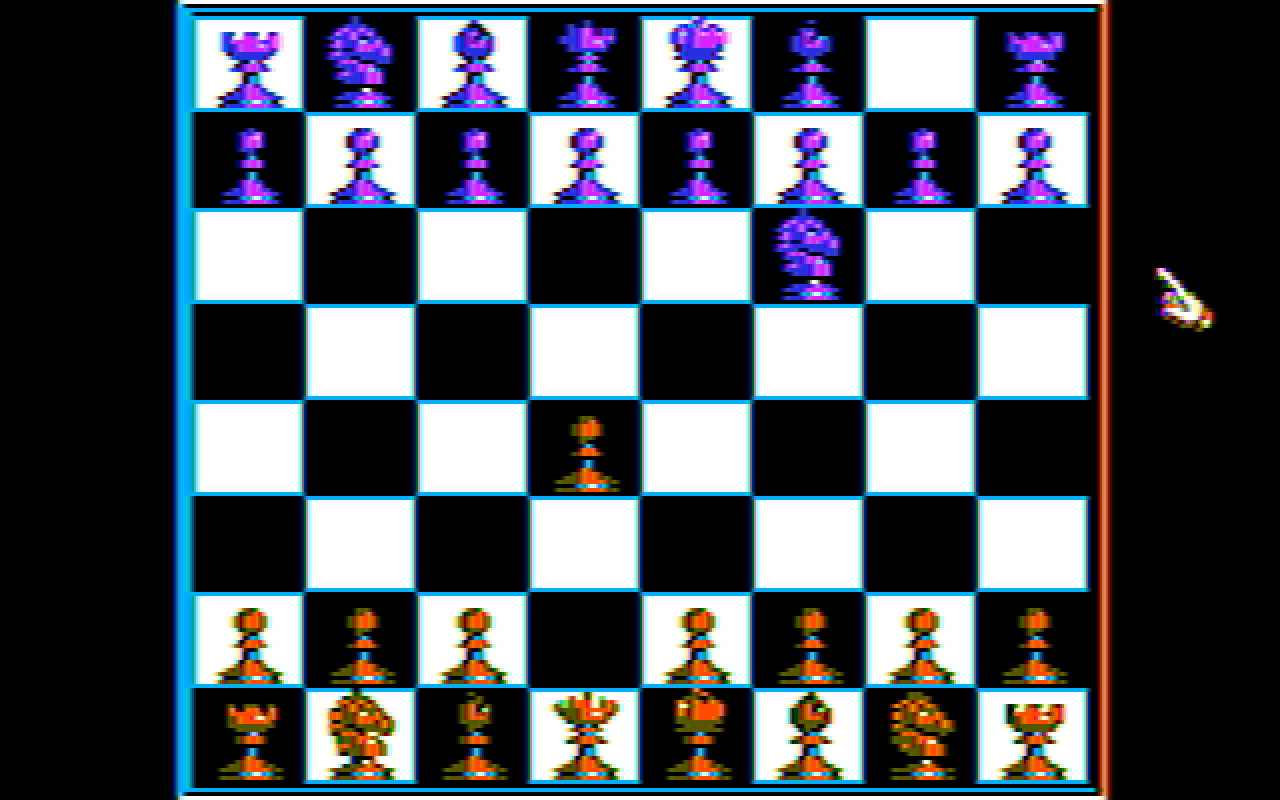 Gameplay screen of Battle Chess (3/8)
