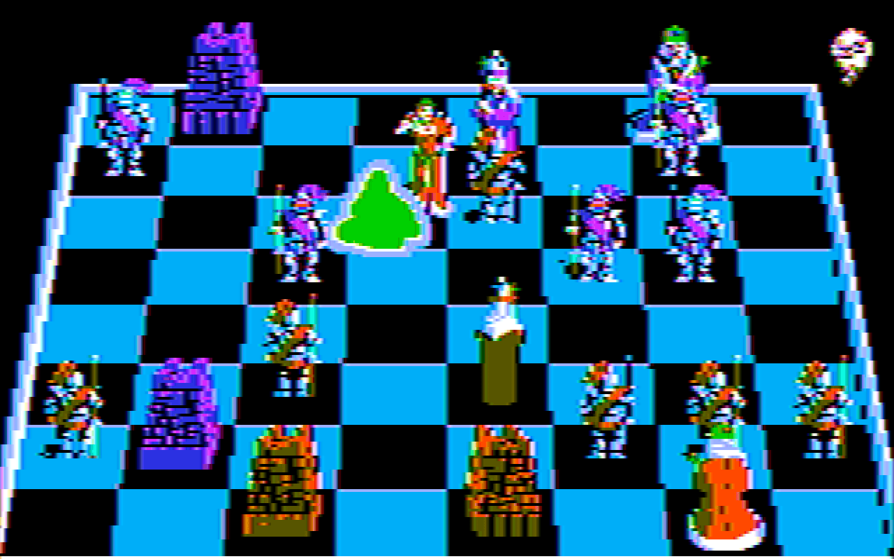 Gameplay screen of Battle Chess (5/8)
