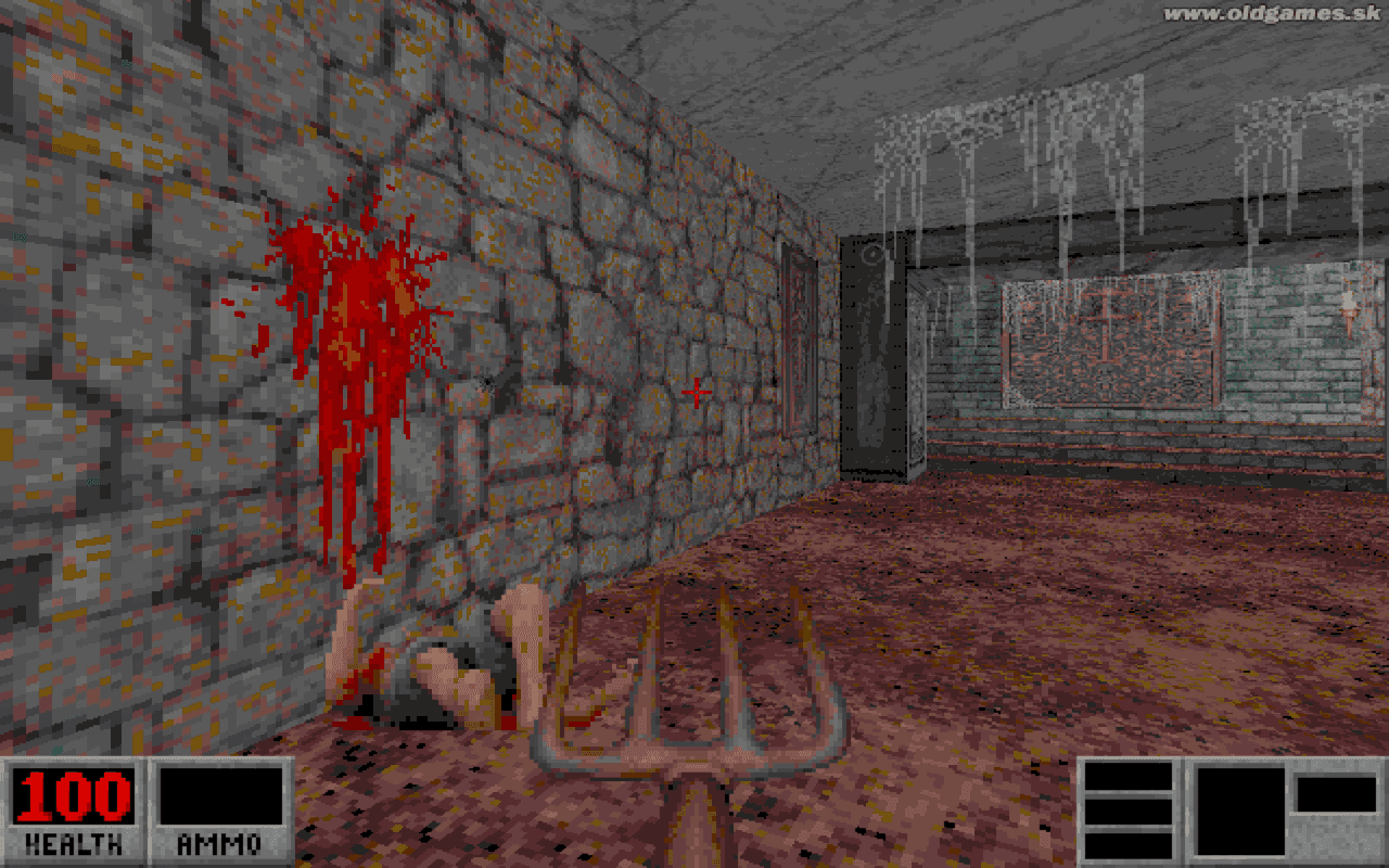 Gameplay screen of Blood (3/8)