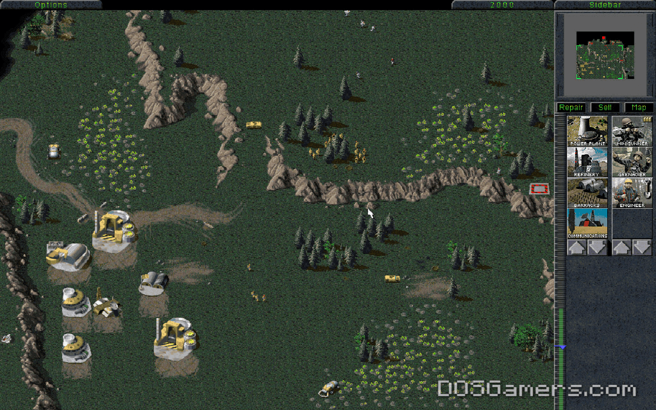 Gameplay screen of Command & Conquer (8/8)