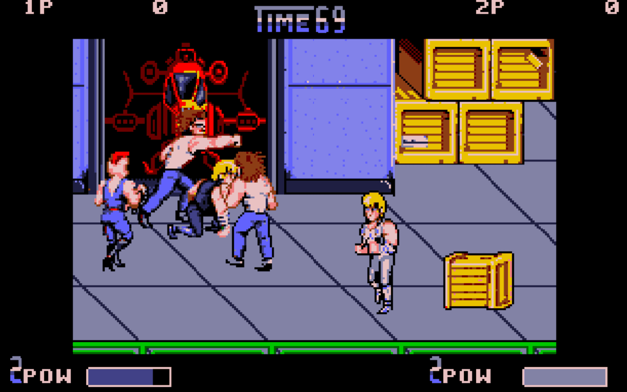 Gameplay screen of Double Dragon (2/8)