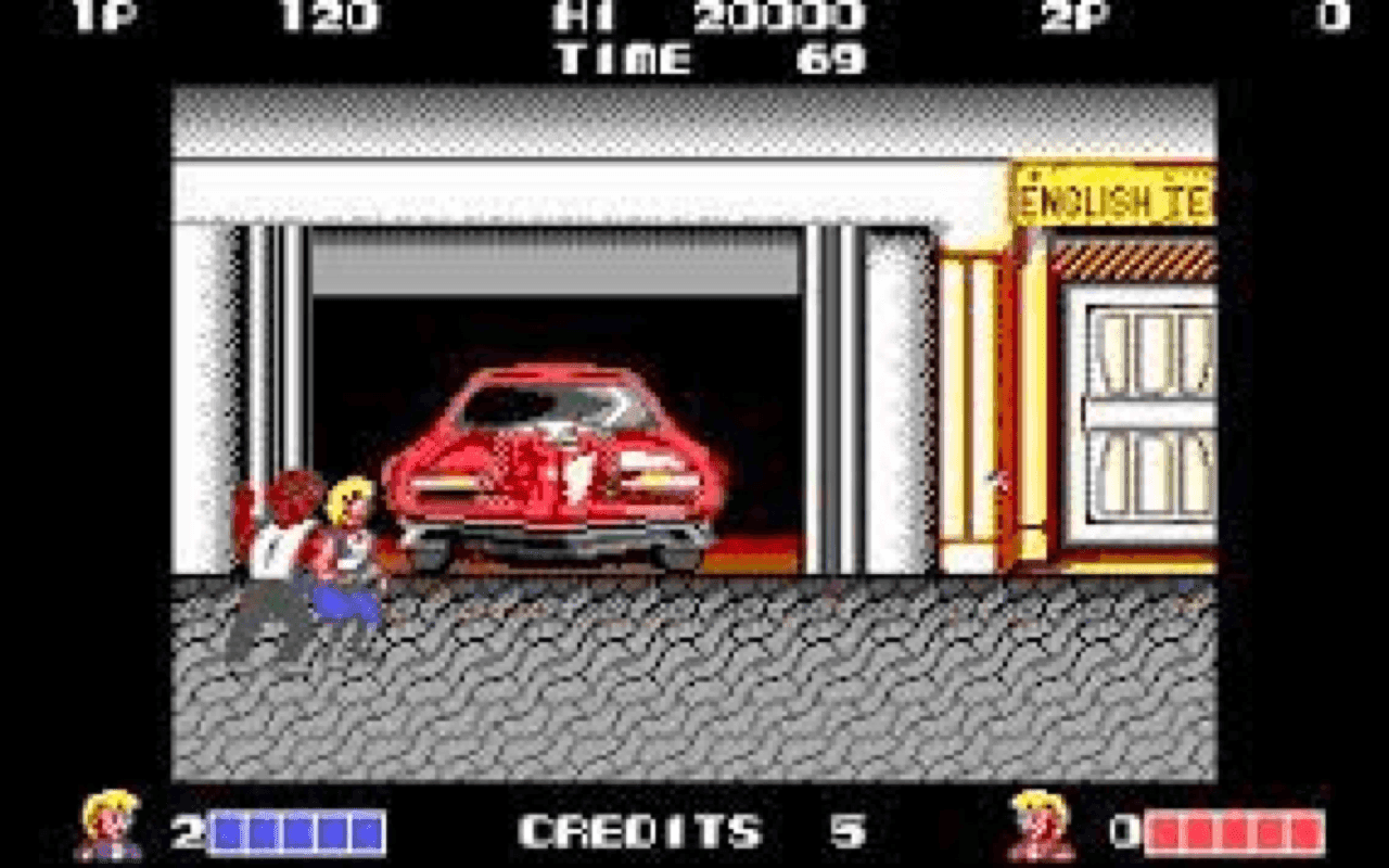Gameplay screen of Double Dragon (5/8)