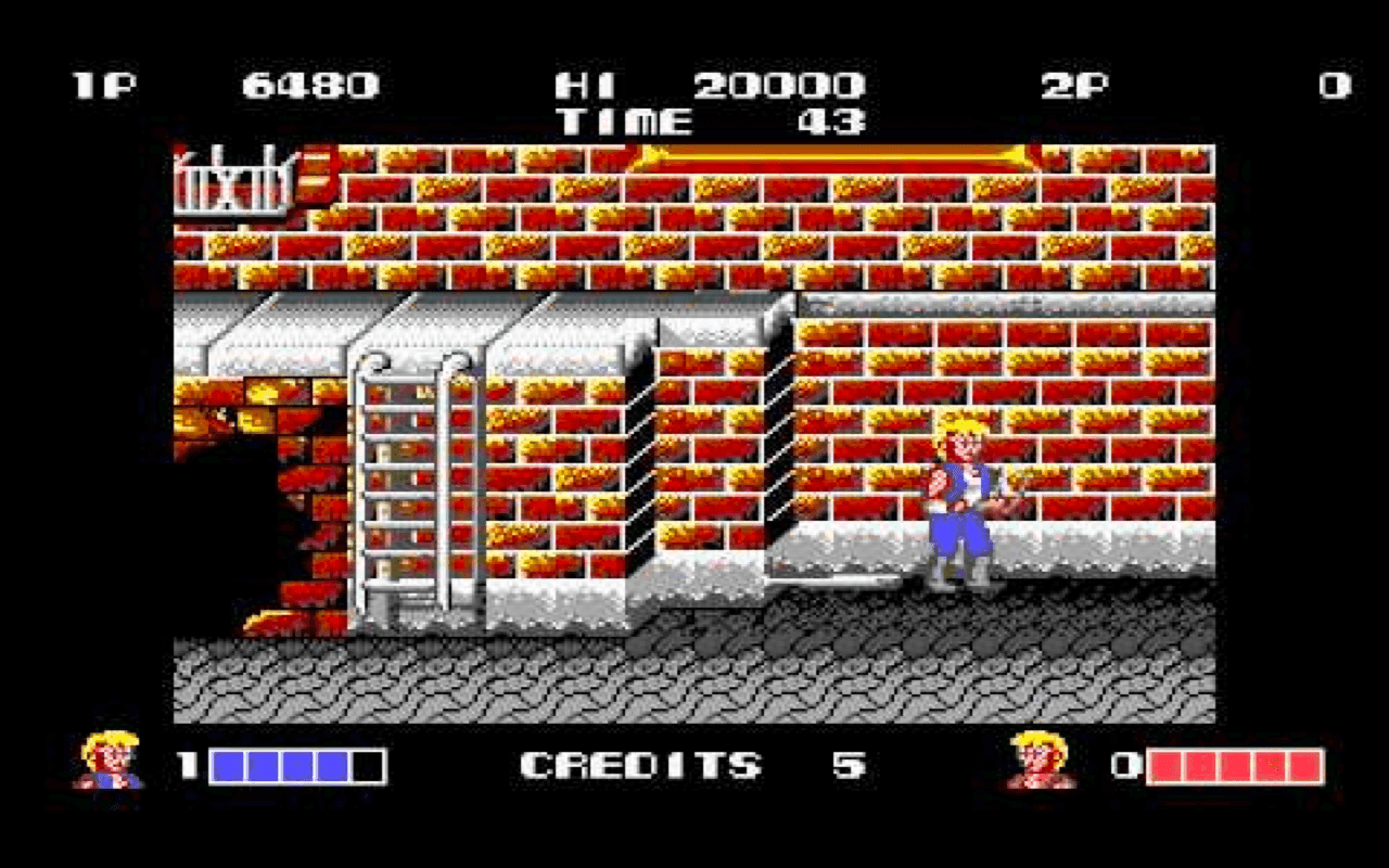 Gameplay screen of Double Dragon (8/8)