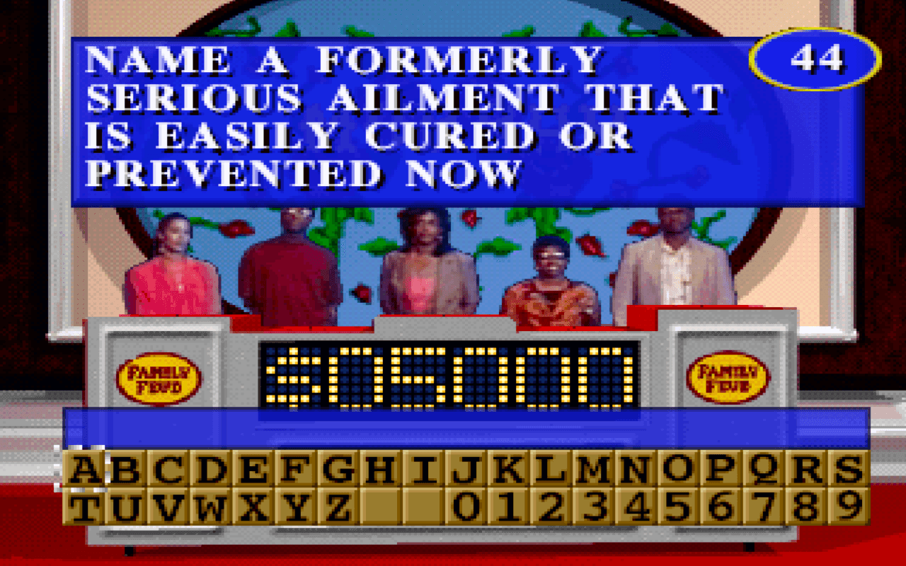 Gameplay screen of Family Feud (7/8)