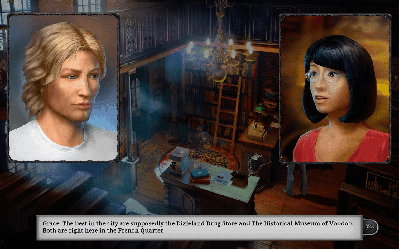 Gameplay screen of Gabriel Knight: Sins of the Fathers (6/8)