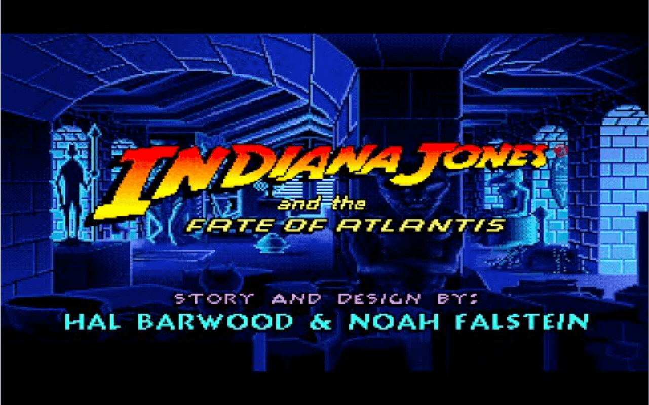 Gameplay screen of Indiana Jones and the Fate of Atlantis (2/8)