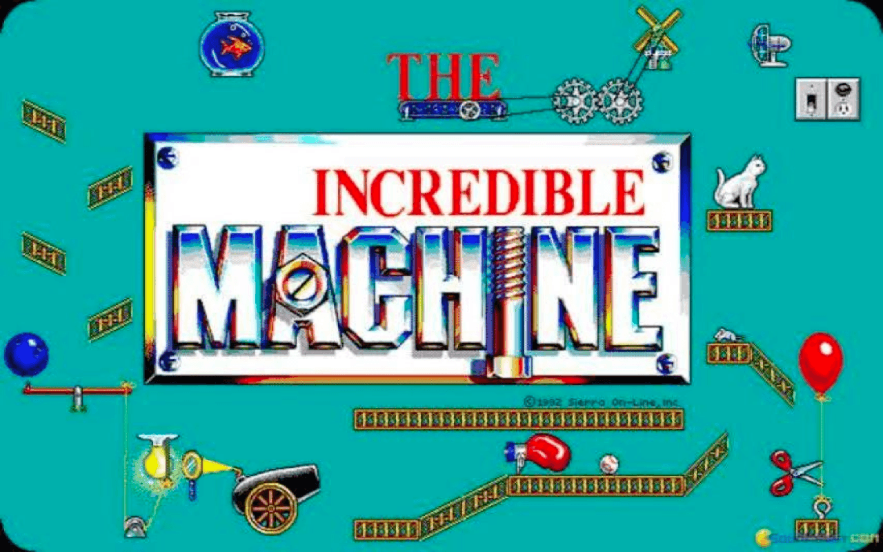 Gameplay screen of The Incredible Machine (5/8)
