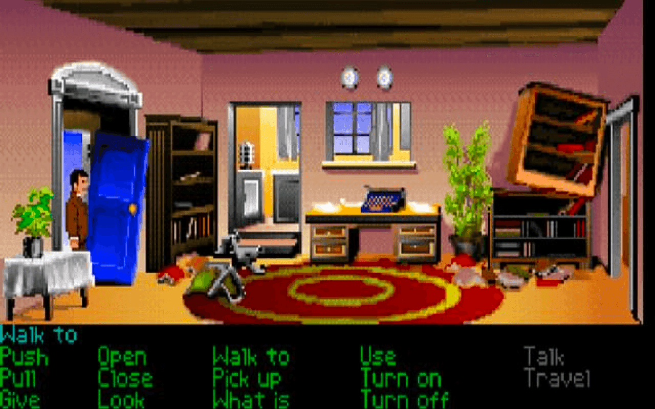 Gameplay screen of Indiana Jones and the Last Crusade: The Graphic Adventure (7/8)