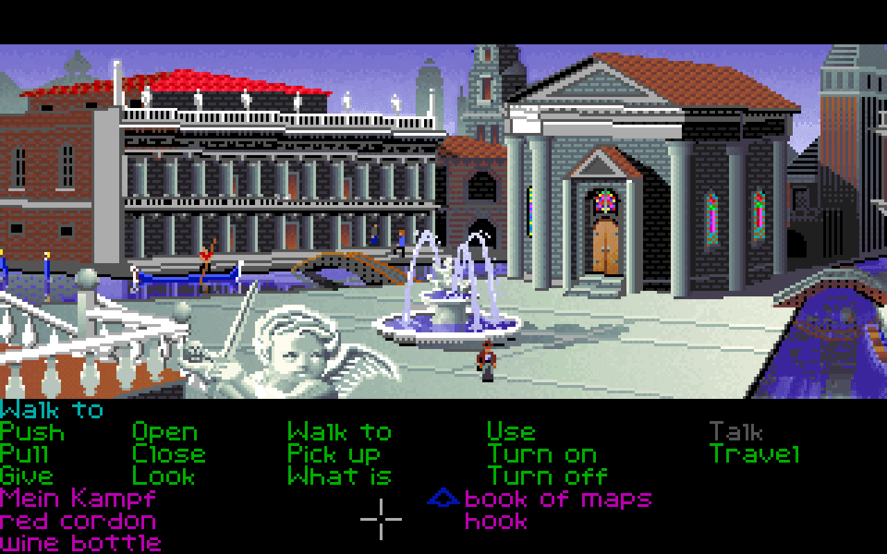 Gameplay screen of Indiana Jones and the Last Crusade: The Graphic Adventure (2/8)