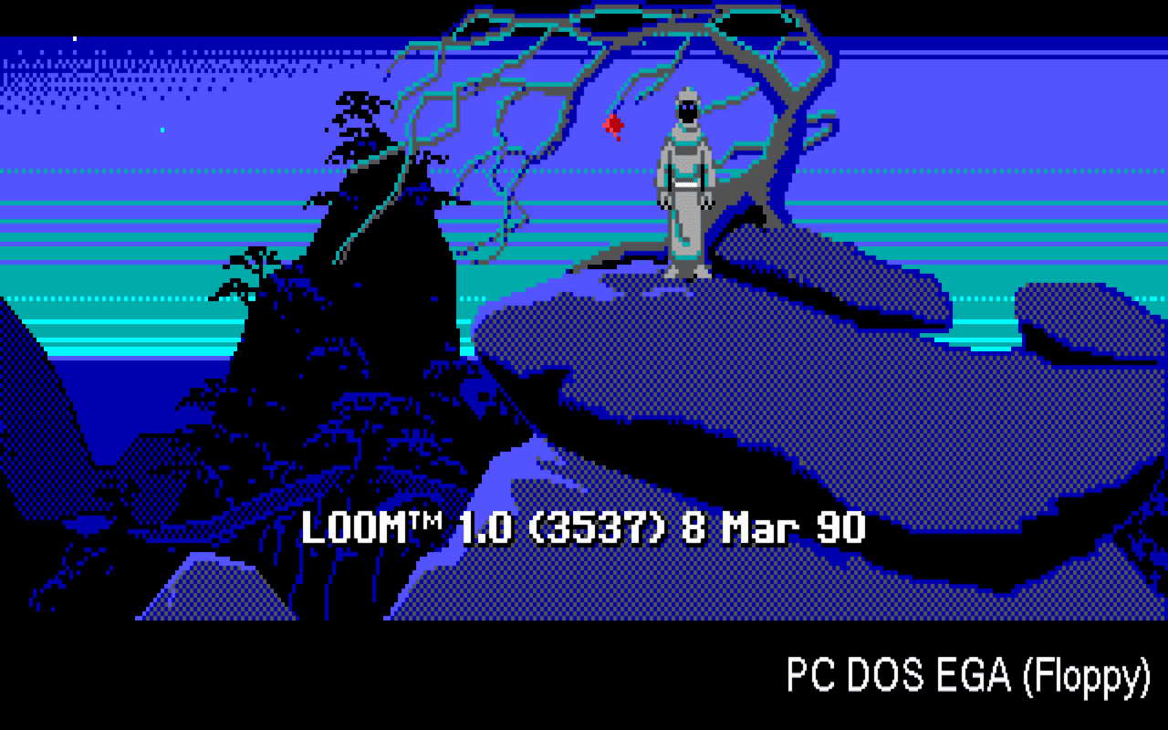 Gameplay screen of Loom (2/8)
