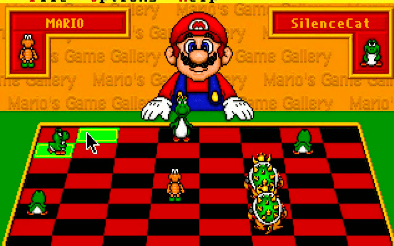 Gameplay screen of Mario's Game Gallery (5/8)