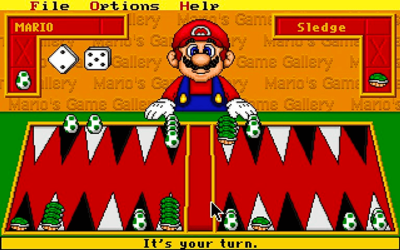 Gameplay screen of Mario's Game Gallery (6/8)