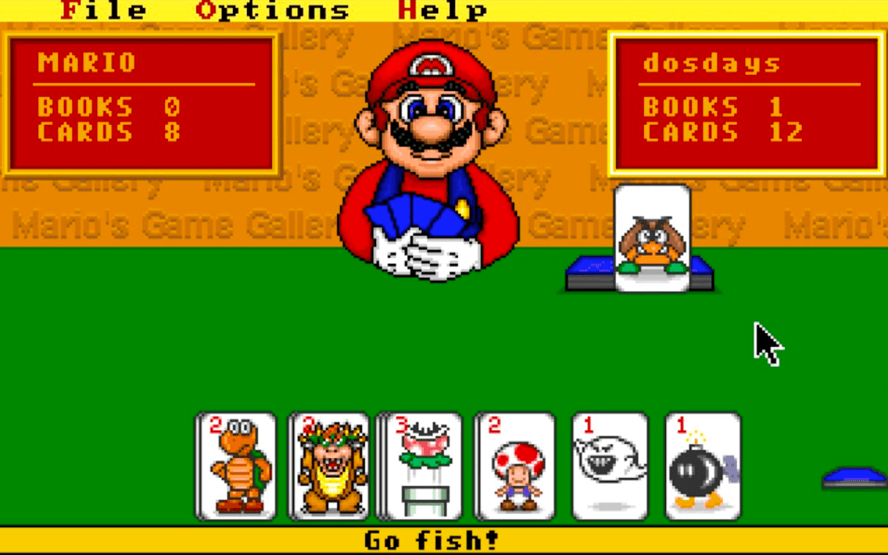 Gameplay screen of Mario's Game Gallery (3/8)