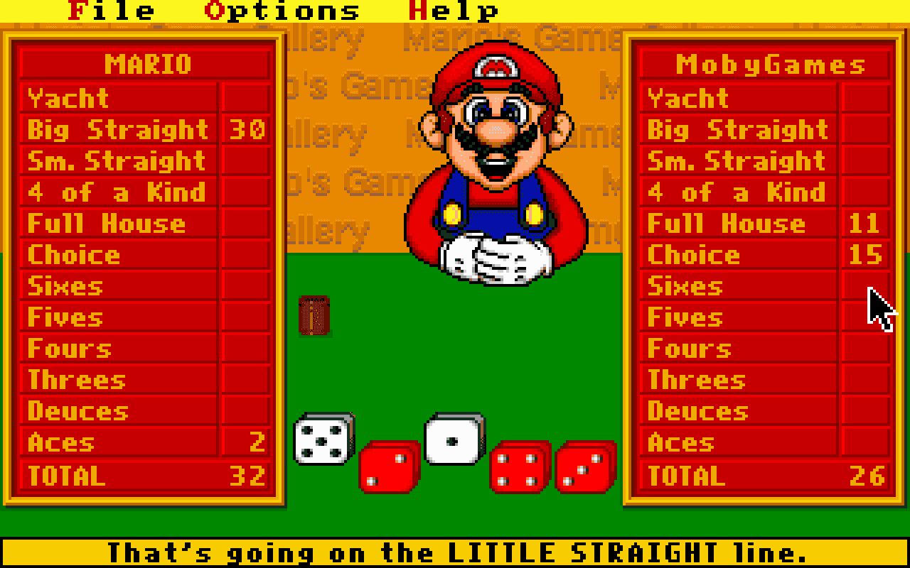 Gameplay screen of Mario's Game Gallery (2/8)