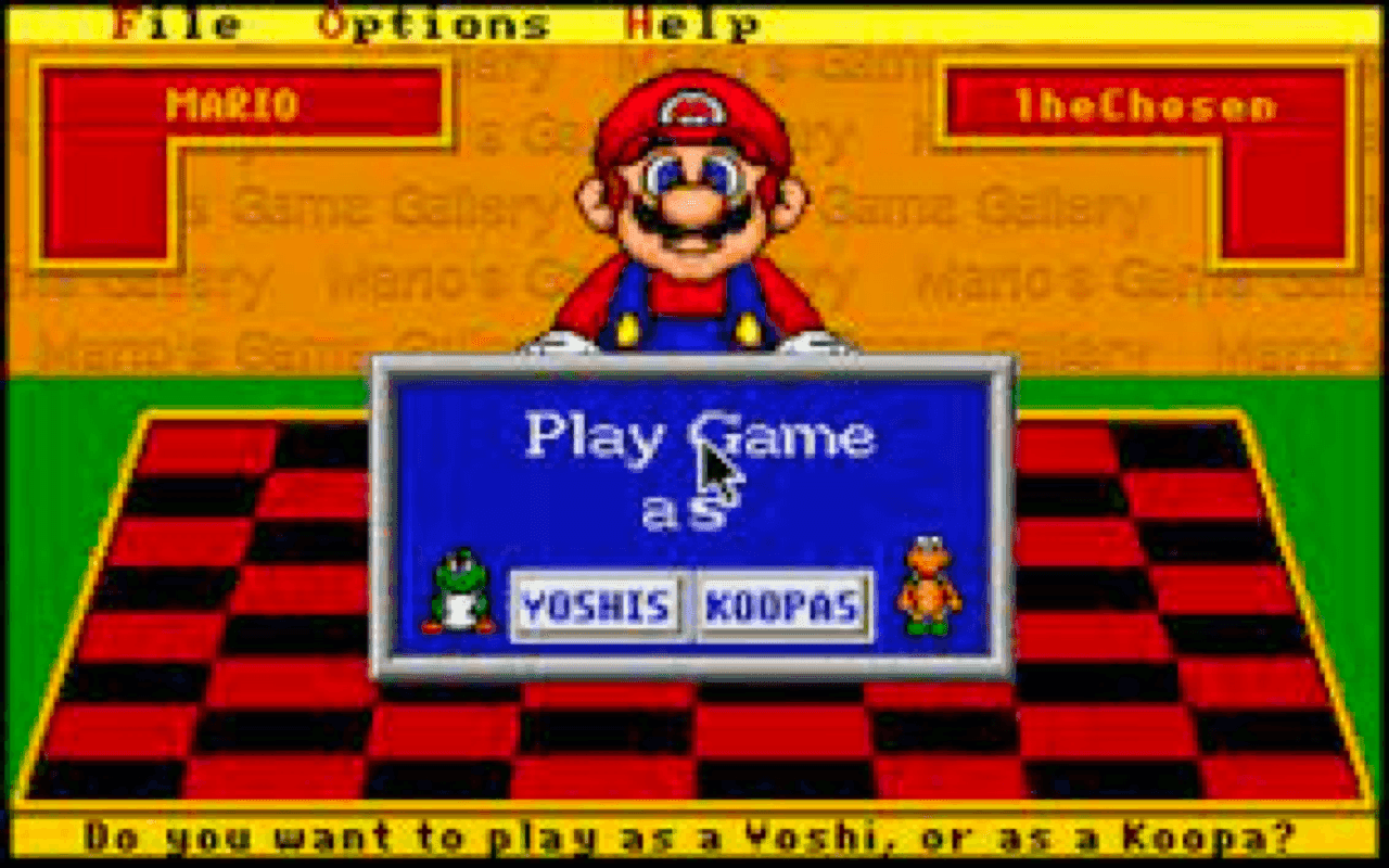 Gameplay screen of Mario's Game Gallery (8/8)