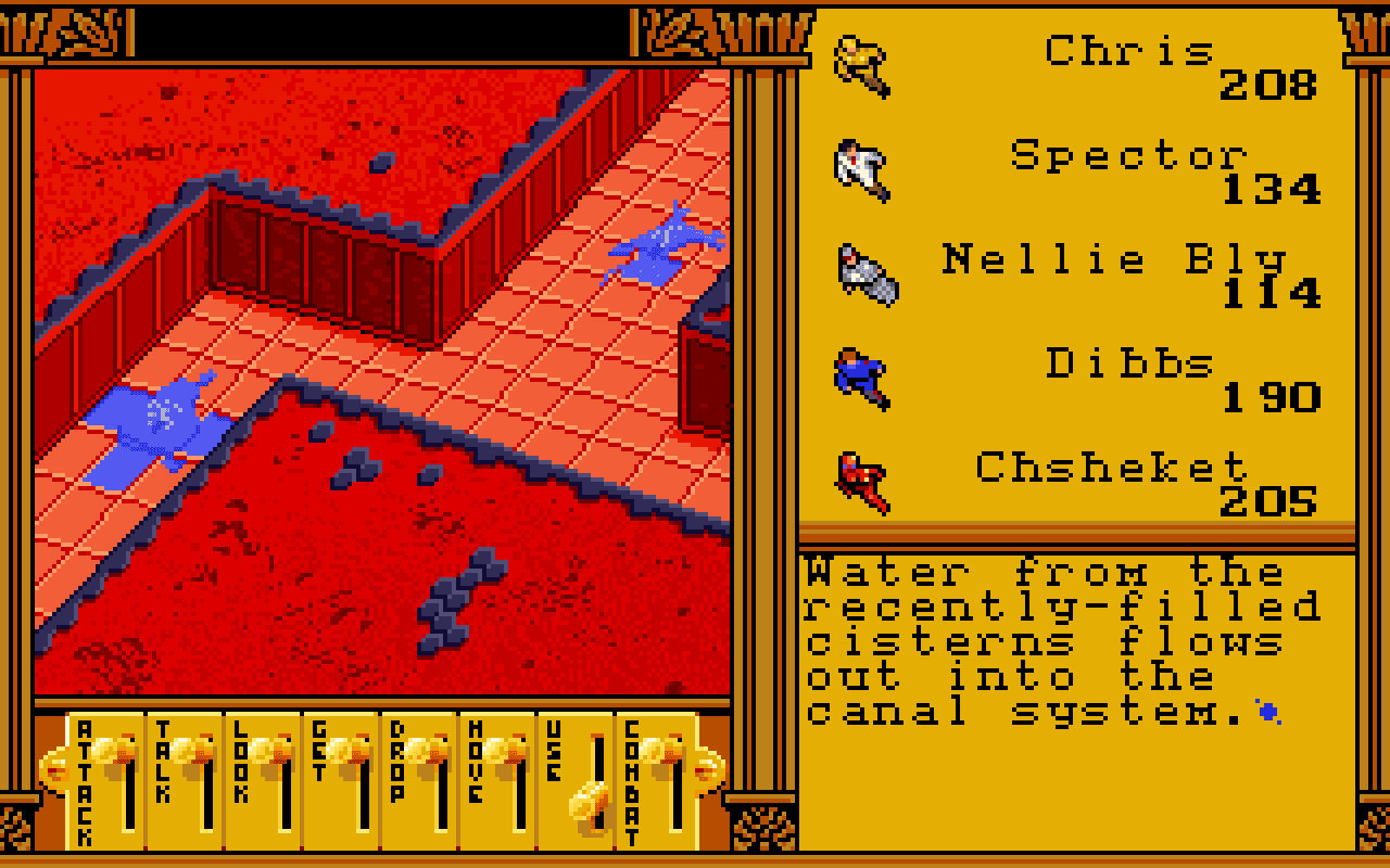 Gameplay screen of Ultima: Worlds of Adventure 2 - Martian Dreams (1/8)