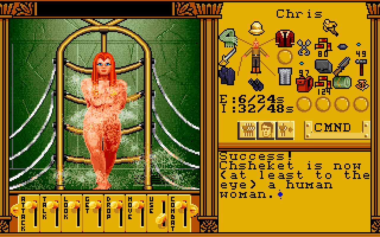 Gameplay screen of Ultima: Worlds of Adventure 2 - Martian Dreams (3/8)