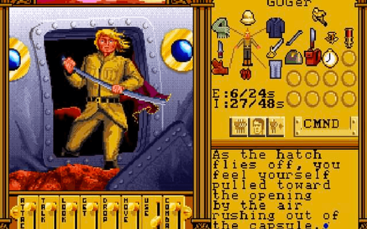 Gameplay screen of Ultima: Worlds of Adventure 2 - Martian Dreams (7/8)