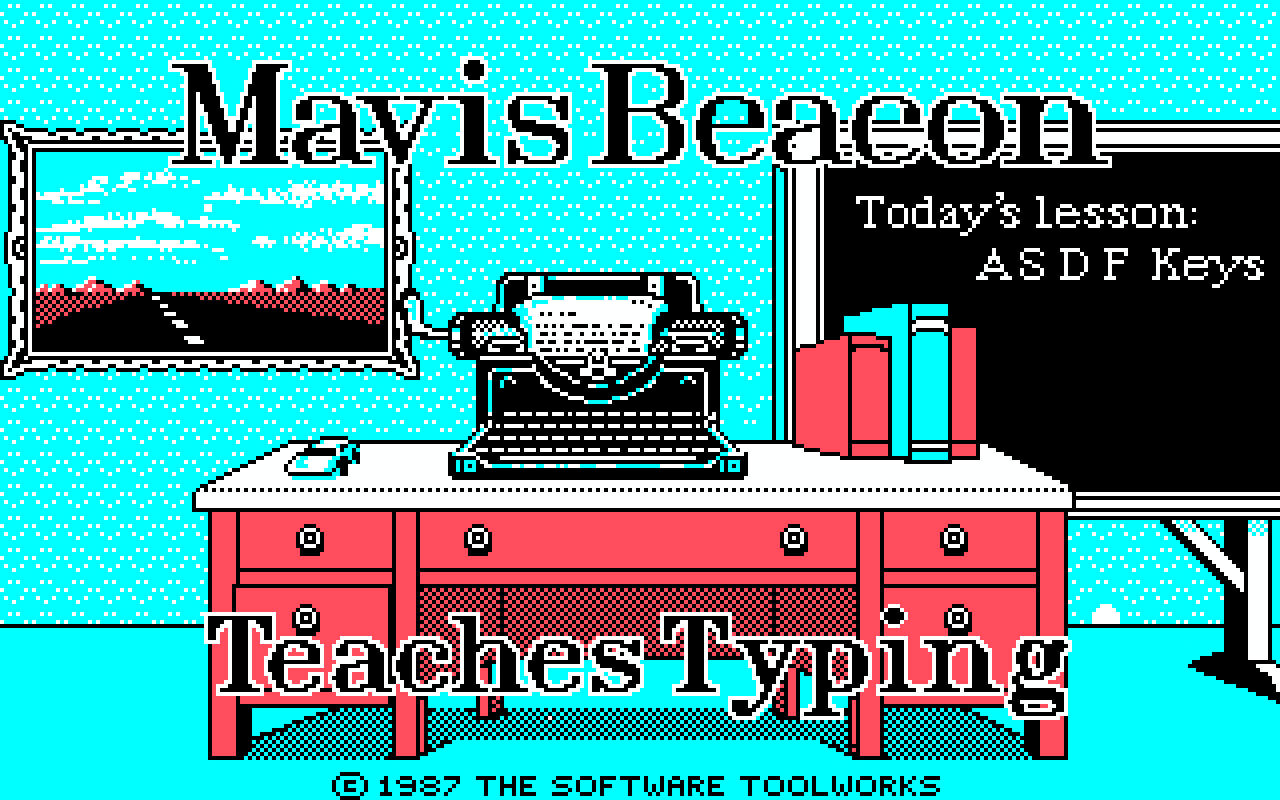 Gameplay screen of Mavis Beacon Teaches Typing! (3/8)