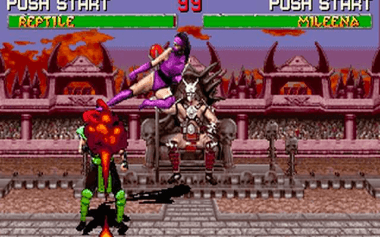 Gameplay screen of Mortal Kombat (8/8)