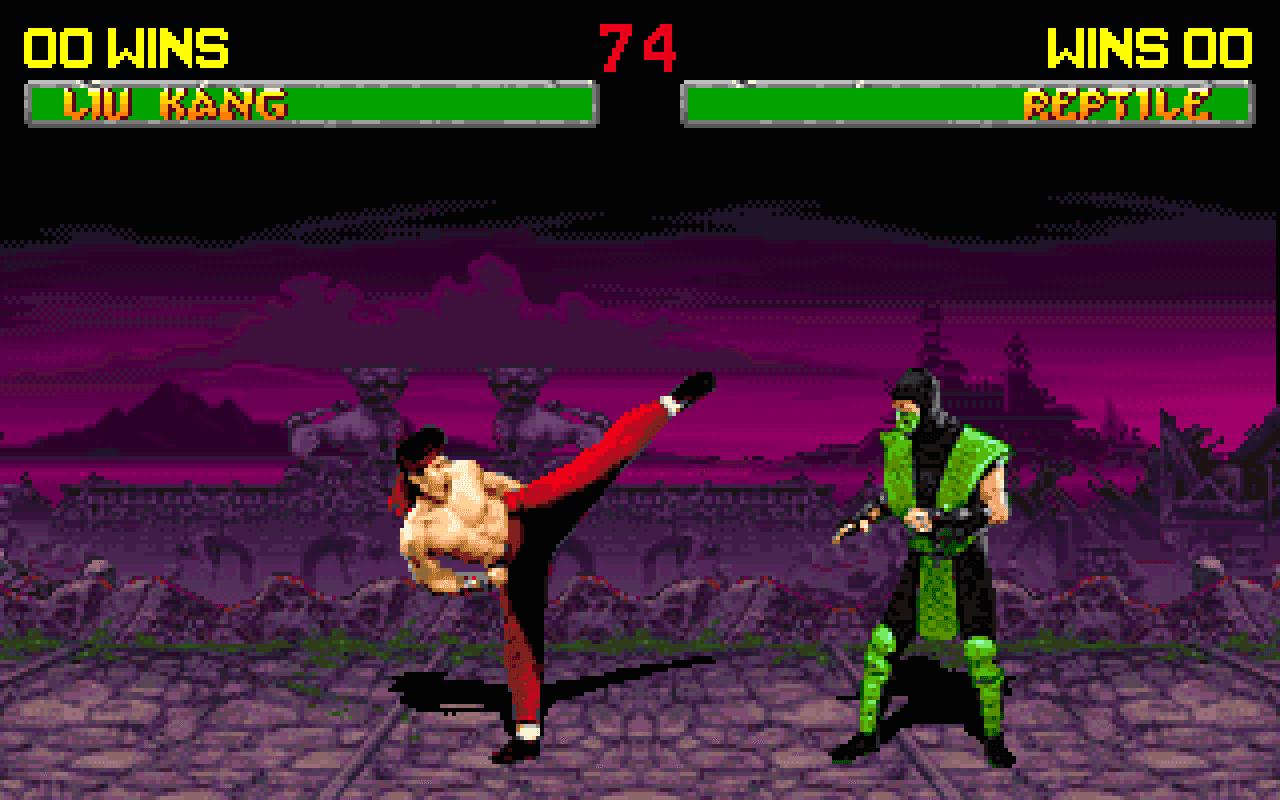 Gameplay screen of Mortal Kombat (6/8)