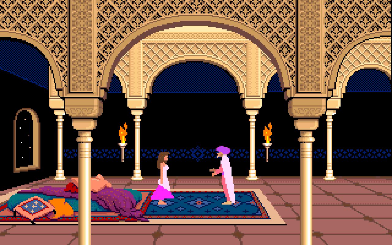 Gameplay screen of Prince of Persia (3/8)