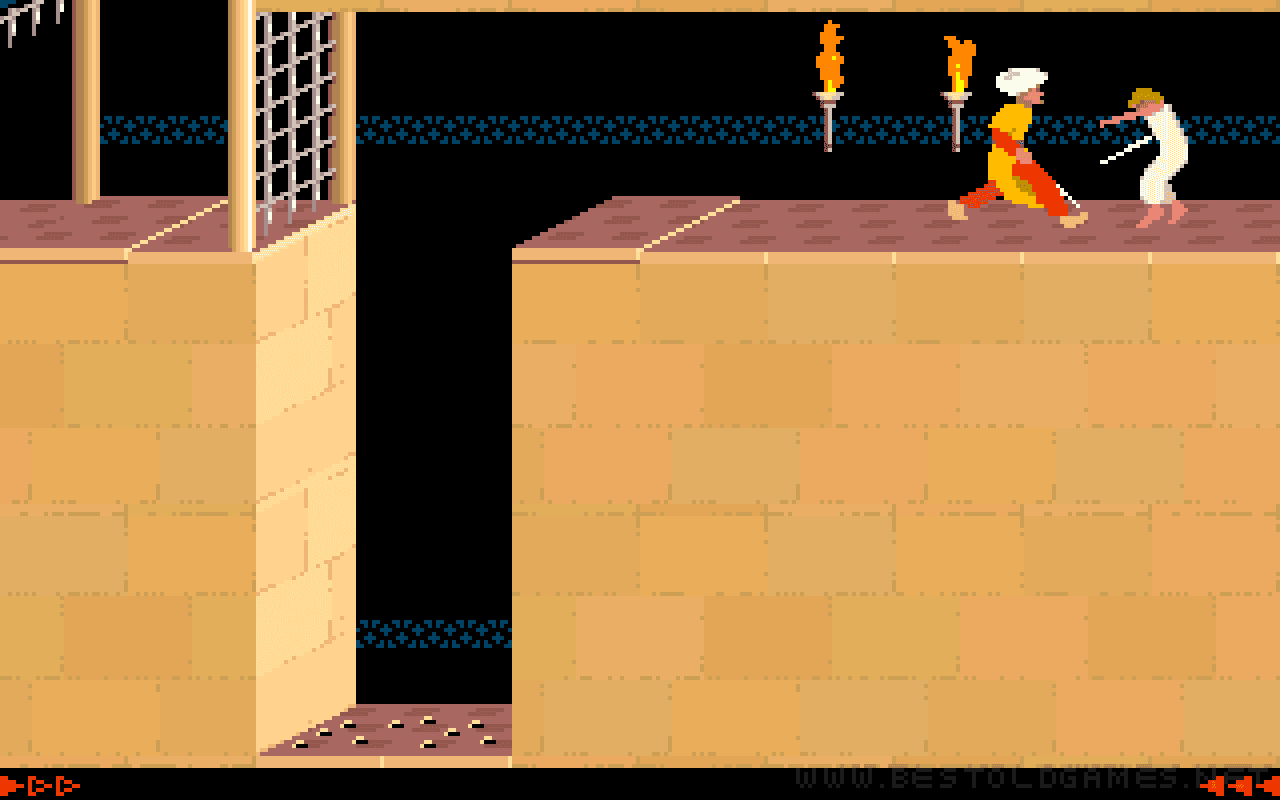 Gameplay screen of Prince of Persia (5/8)