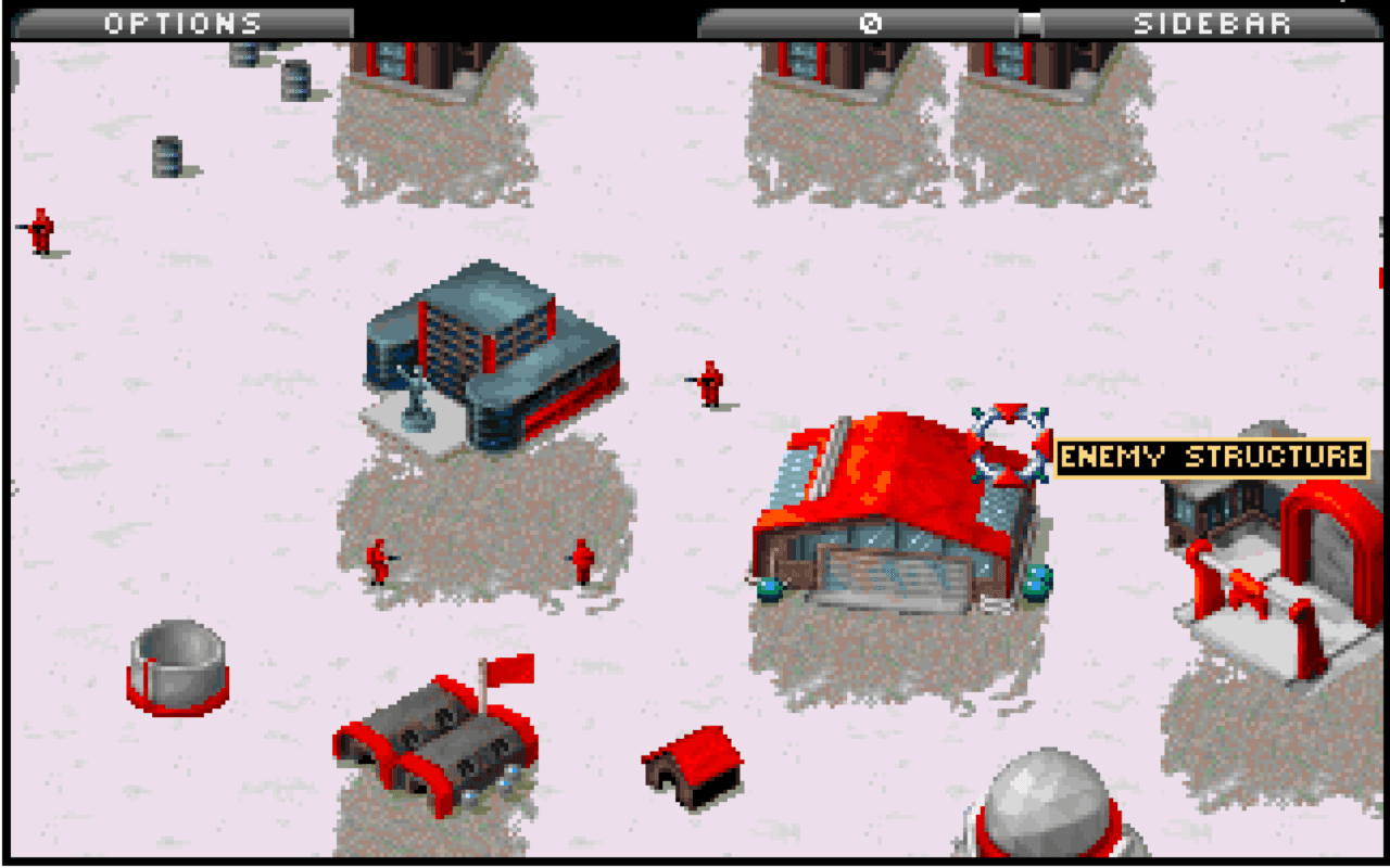 Gameplay screen of Command & Conquer: Red Alert (3/8)