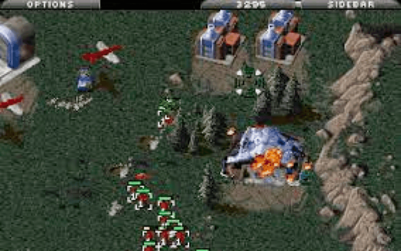 Gameplay screen of Command & Conquer: Red Alert (8/8)