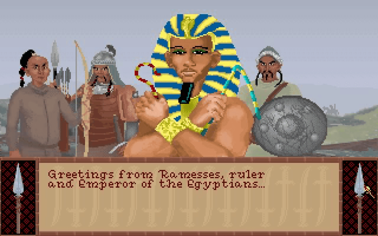 Gameplay screen of Sid Meier's Civilization (3/8)