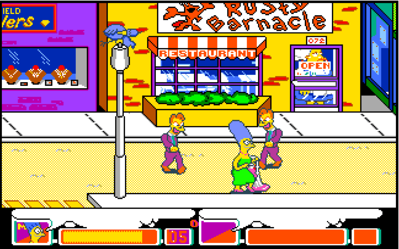 Gameplay screen of The Simpsons (5/8)