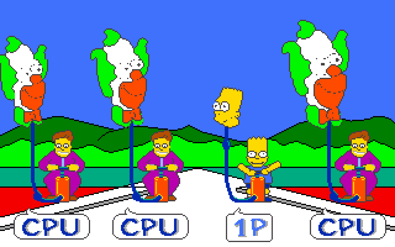 Gameplay screen of The Simpsons (2/8)