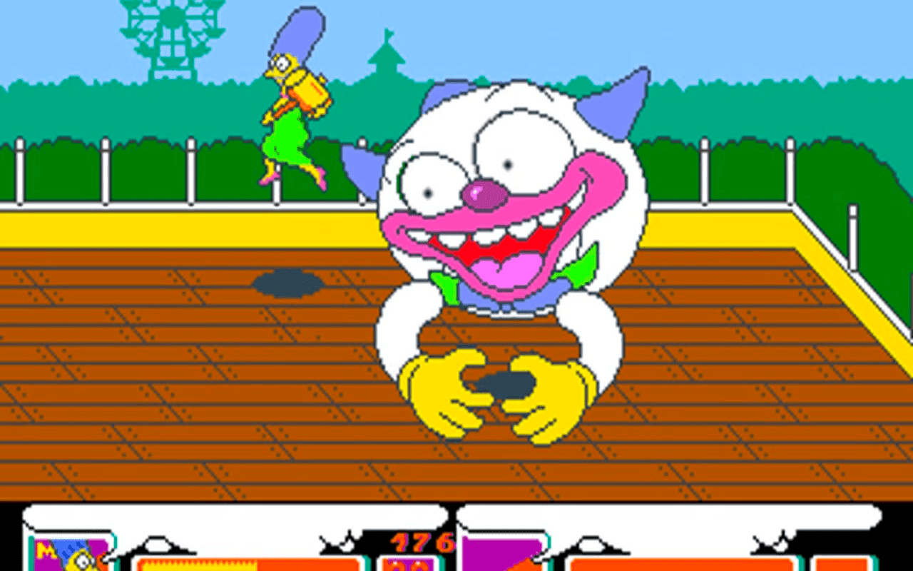 Gameplay screen of The Simpsons (7/8)