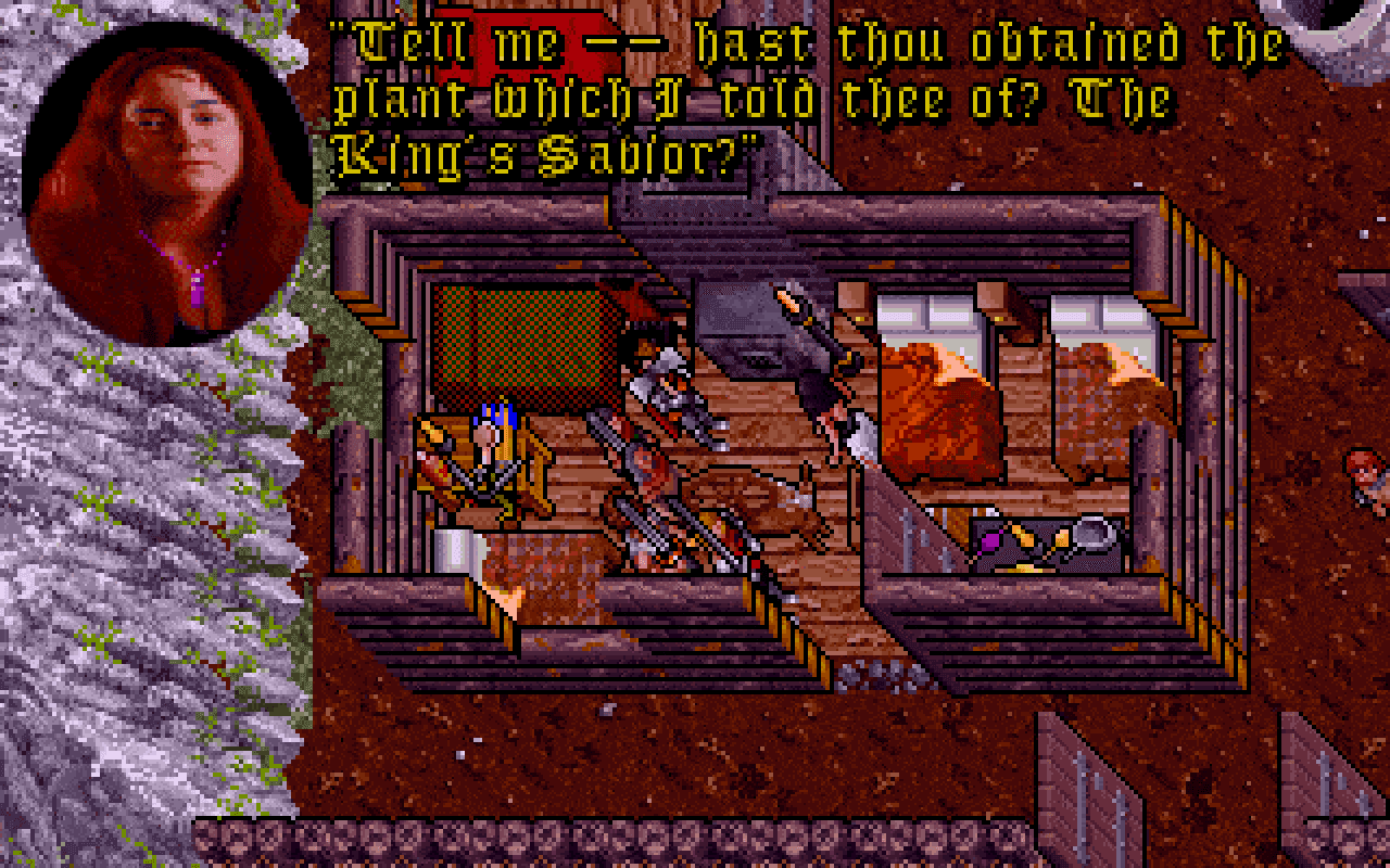 Gameplay screen of Ultima VII: Part Two - Serpent Isle (4/8)