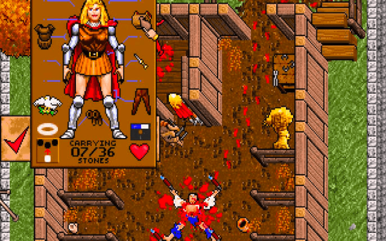 Gameplay screen of Ultima VII: The Black Gate (6/8)
