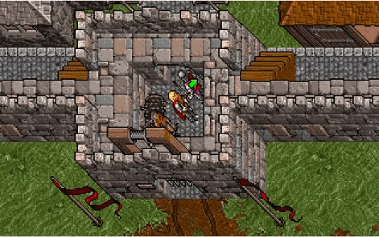 Gameplay screen of Ultima VII: The Black Gate (5/8)