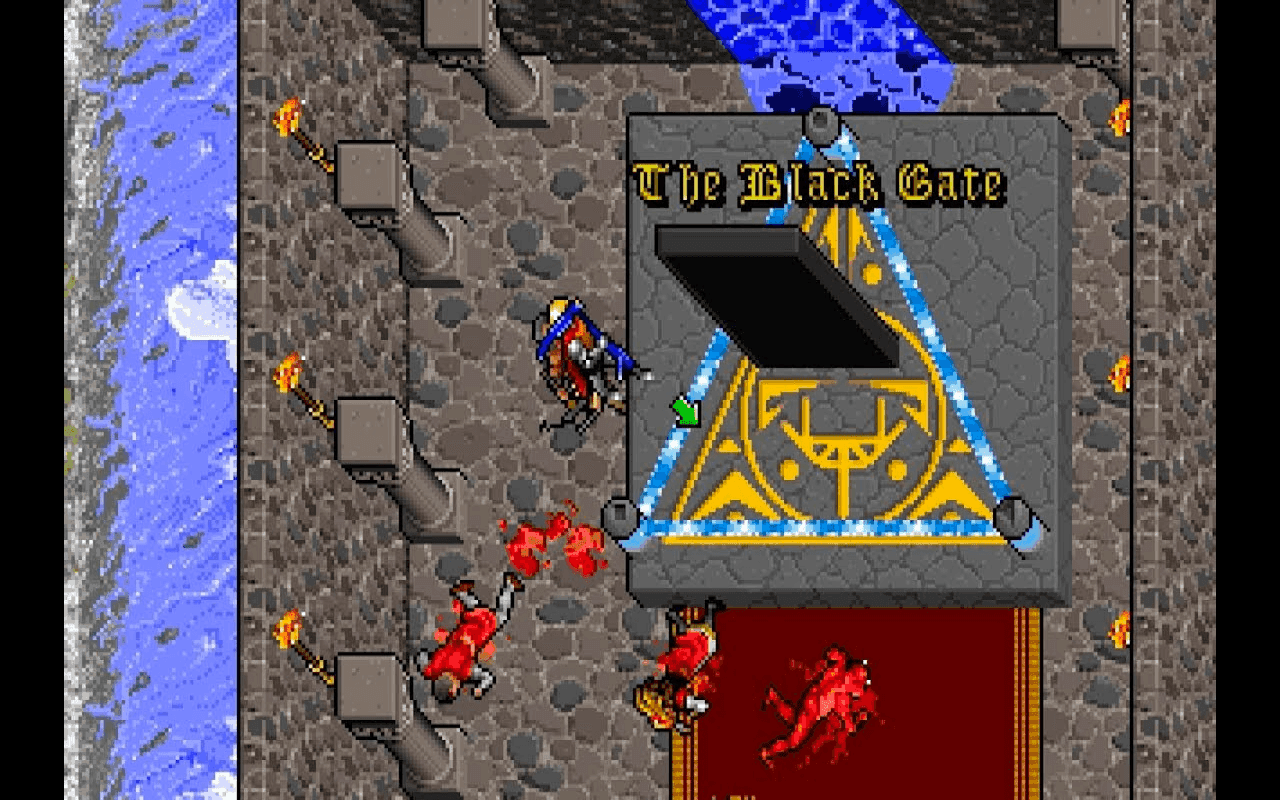 Gameplay screen of Ultima VII: The Black Gate (8/8)