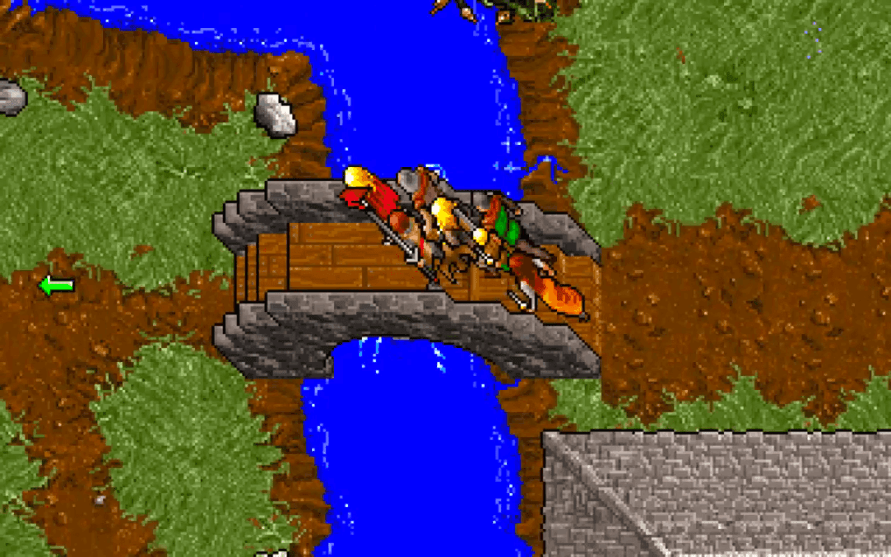 Gameplay screen of Ultima VII: Part Two - The Silver Seed (7/8)