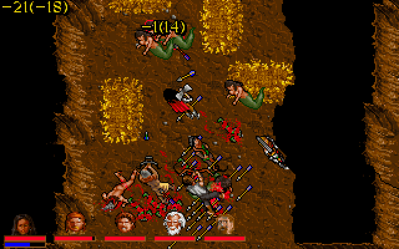 Gameplay screen of Ultima VII: Part Two - The Silver Seed (6/8)