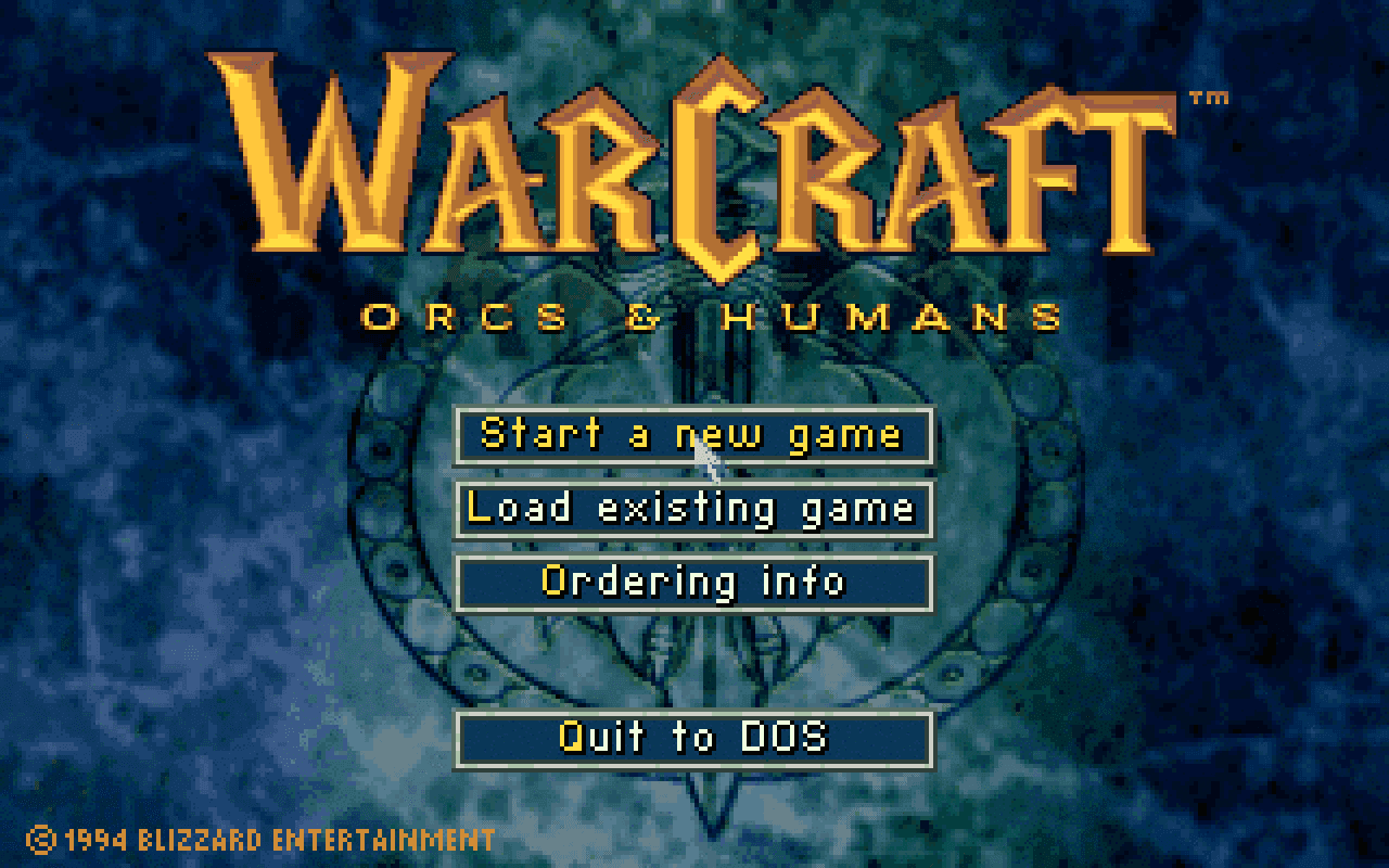 Gameplay screen of WarCraft: Orcs & Humans (4/8)