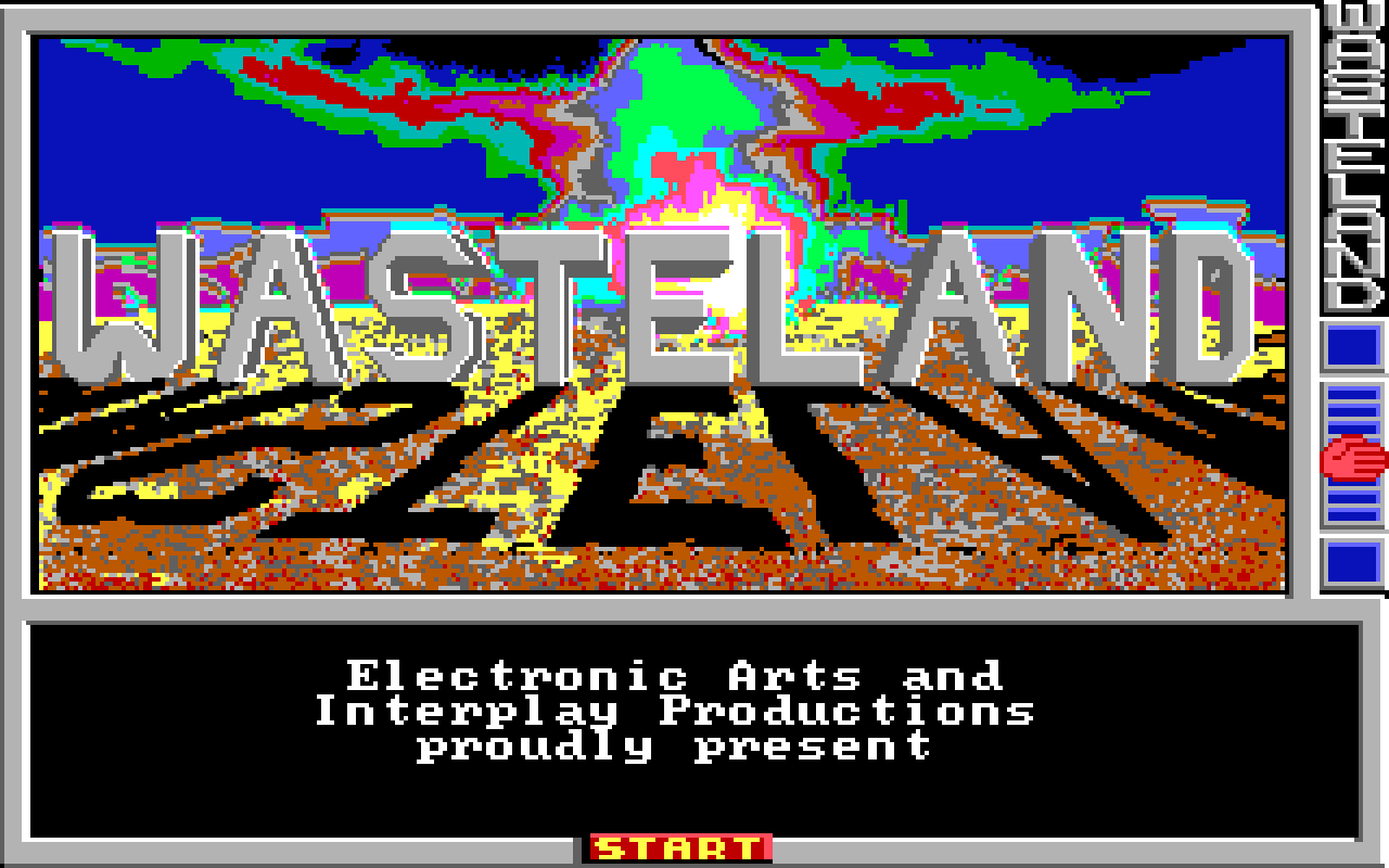 Gameplay screen of Wasteland (2/8)