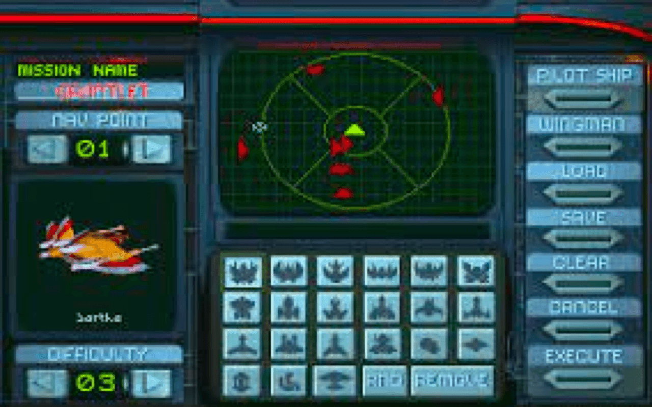 Gameplay screen of Wing Commander Academy (4/4)
