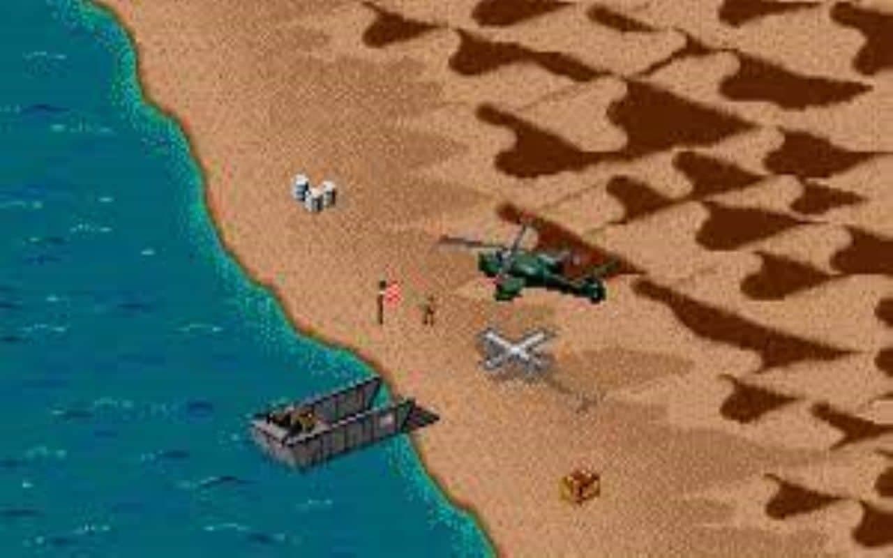 Gameplay screen of Desert Strike: Return to the Gulf (2/8) Gameplay screen of Desert Strike: Return to the Gulf (2/8)