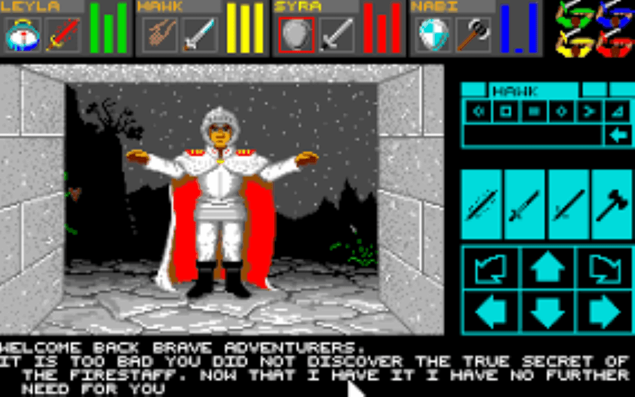 Gameplay screen of Dungeon Master (8/8) Gameplay screen of Dungeon Master (8/8)