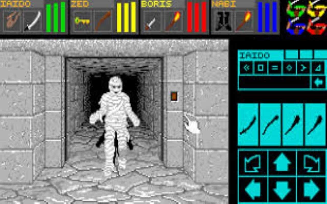 Gameplay screen of Dungeon Master (4/8) Gameplay screen of Dungeon Master (4/8)