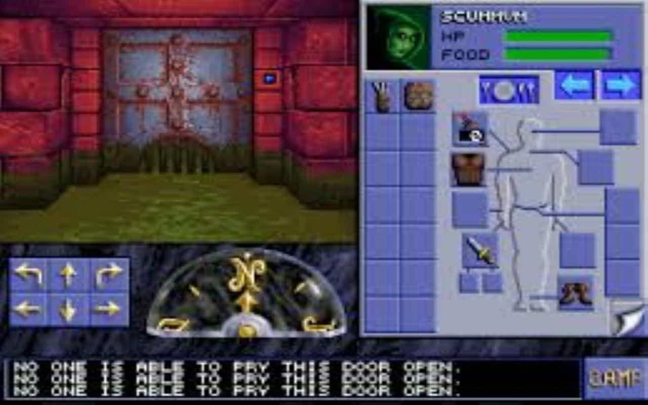 Gameplay screen of Eye of the Beholder (7/8) Gameplay screen of Eye of the Beholder (7/8)