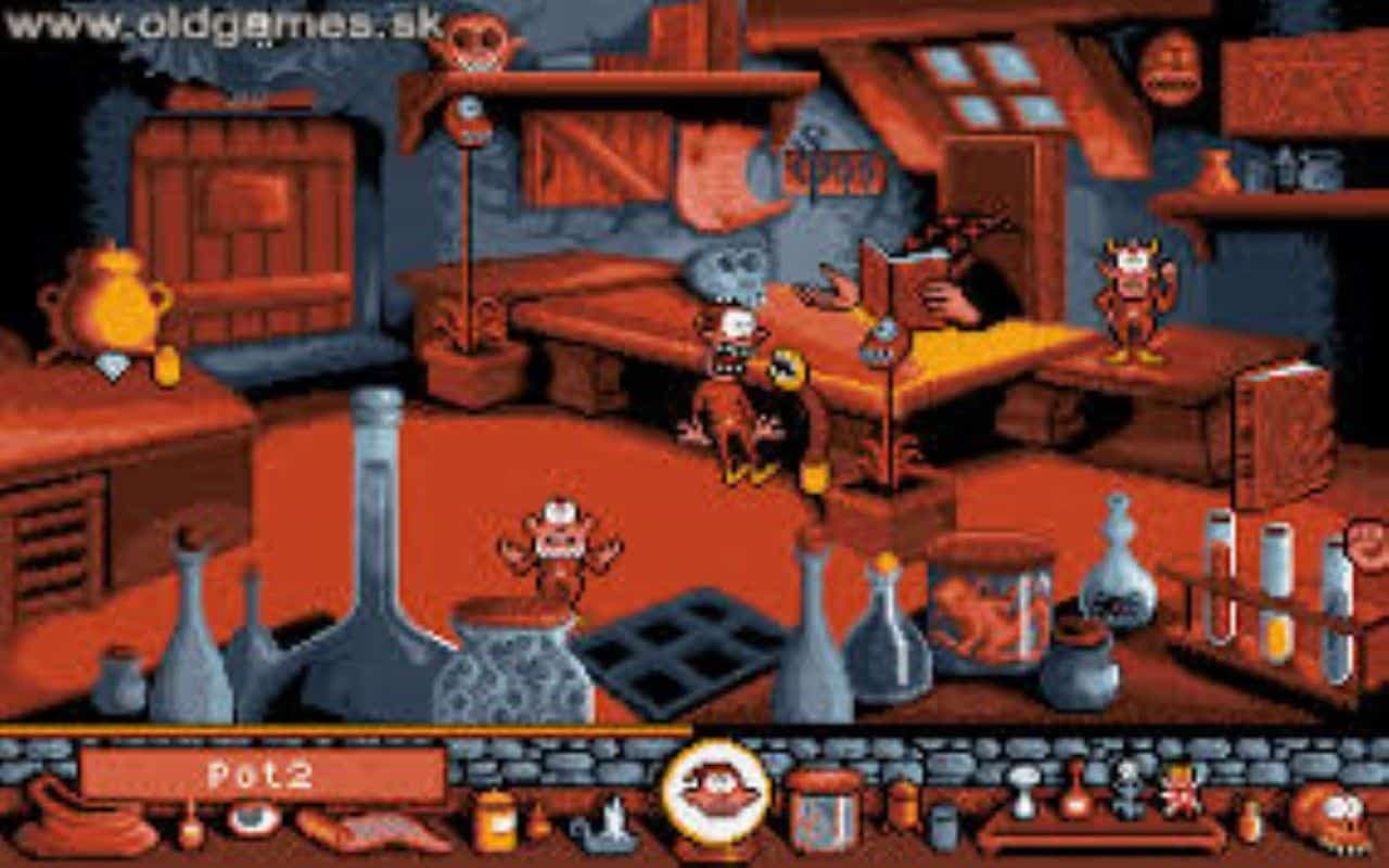 Gameplay screen of Gobliiins (4/8) Gameplay screen of Gobliiins (4/8)