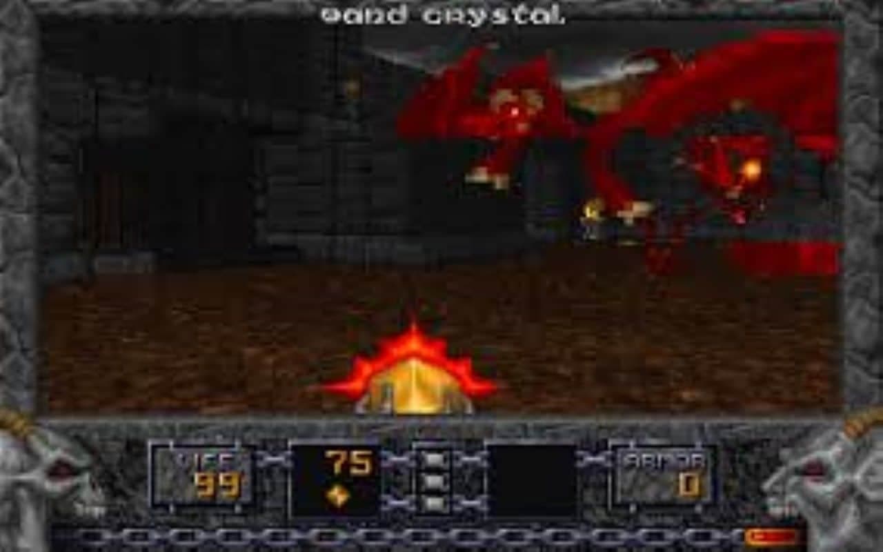 Gameplay screen of Heretic: Shadow of the Serpent Riders (8/8) Gameplay screen of Heretic: Shadow of the Serpent Riders (8/8)