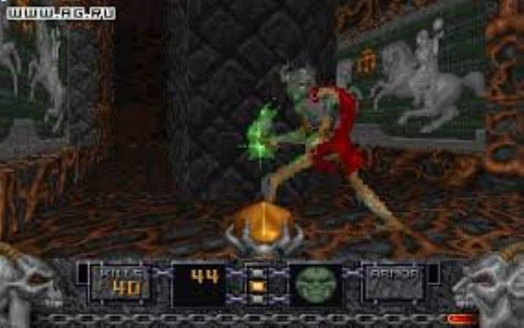 Gameplay screen of Heretic: Shadow of the Serpent Riders (1/8) Gameplay screen of Heretic: Shadow of the Serpent Riders (1/8)